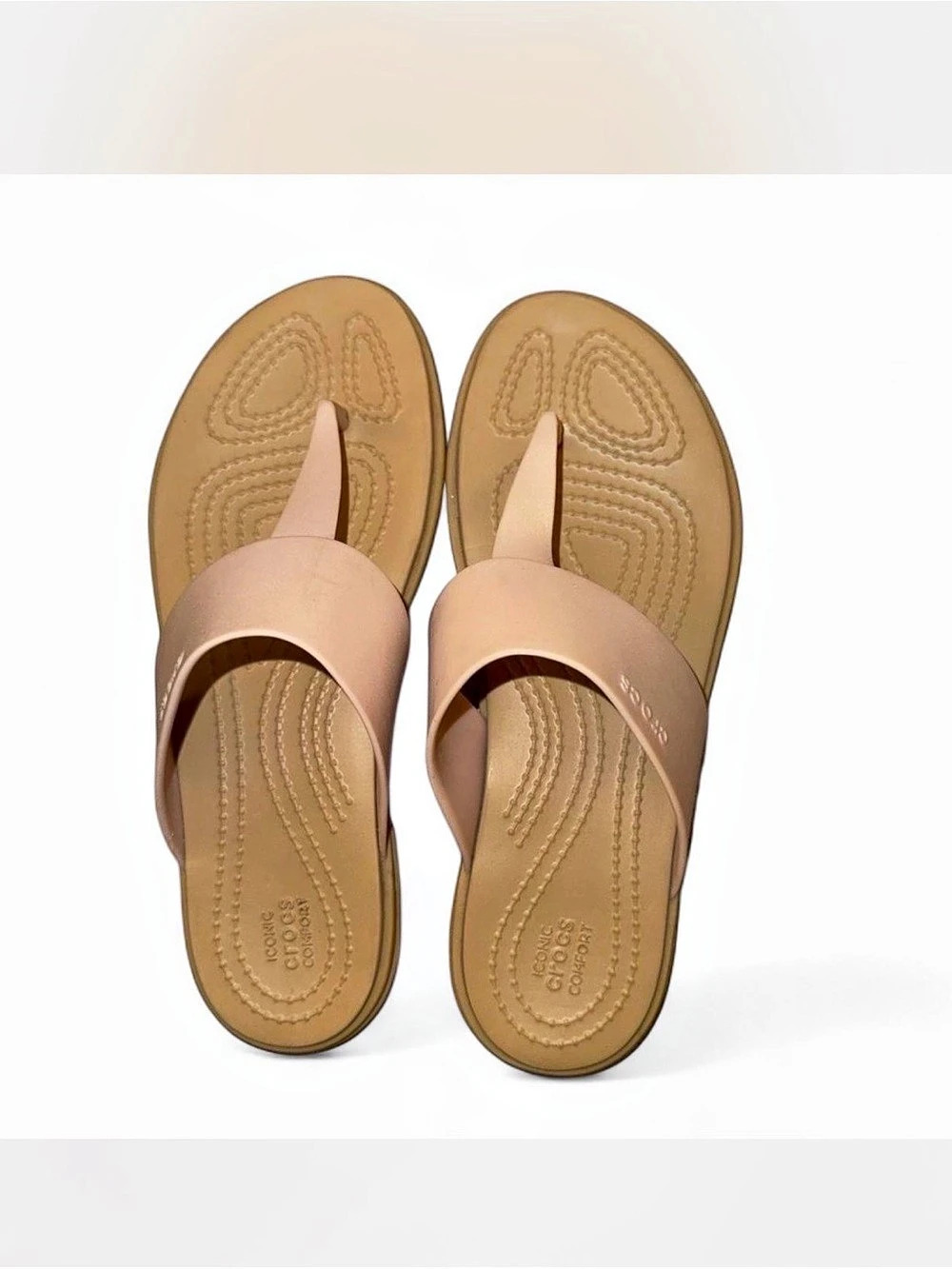 Crocs Kadee II Flip Flop Women's Pink Sandals US 6